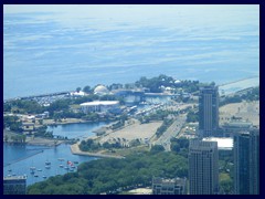 Views from CN Tower 23 - Ontario Place entertainment area on islands